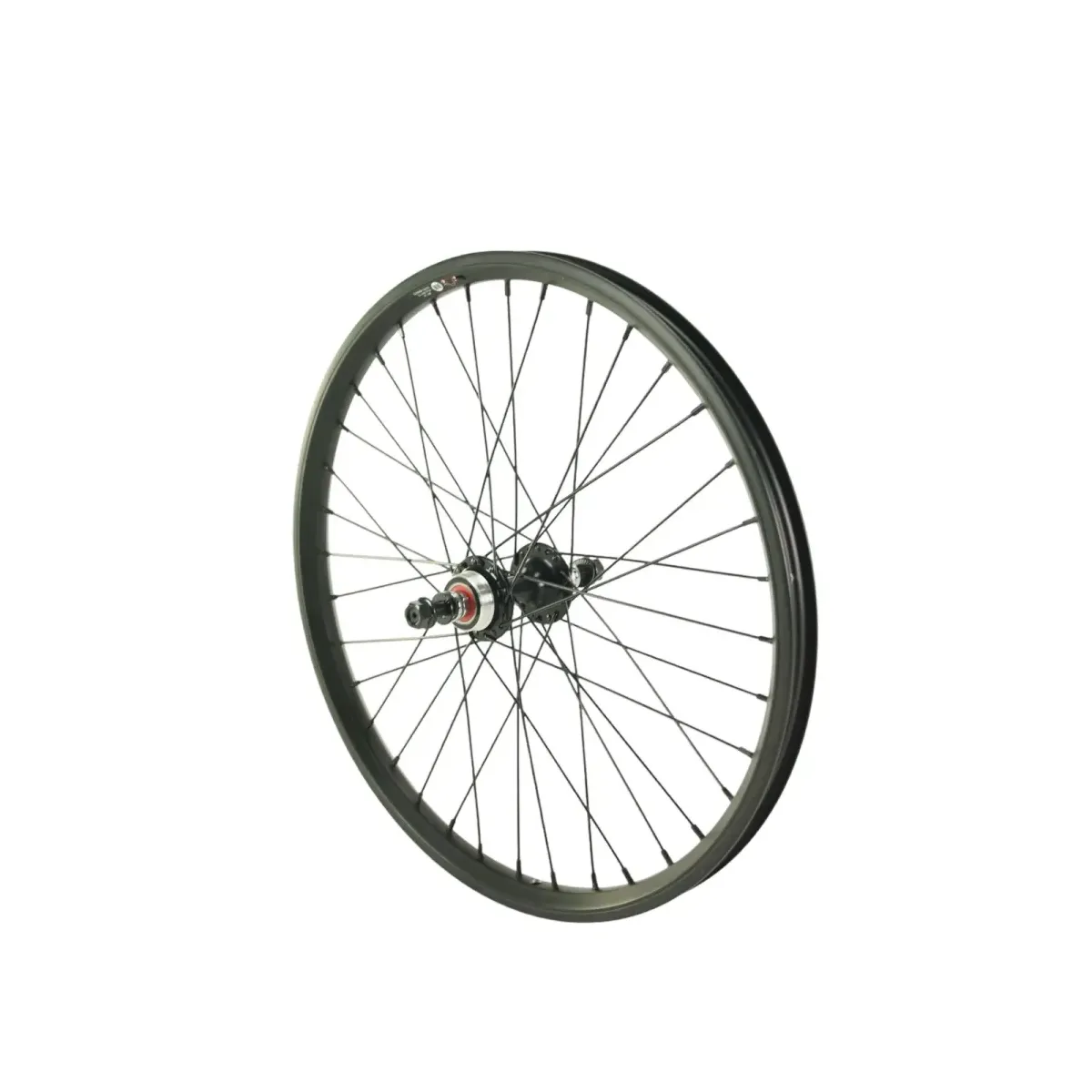 LB Rear Wheel 28 Hole Male Axle Freewheel Hub Black 20" x 1 1/8"